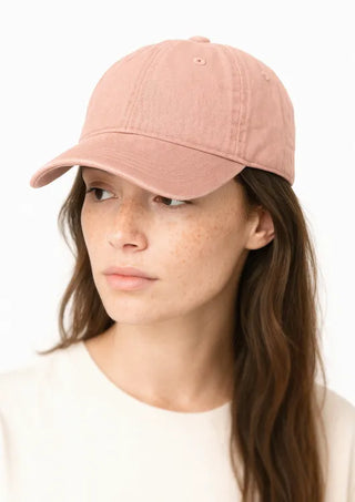 Cap Hudson I 6-panel cap in twill fabric with acid wash 100% cotton