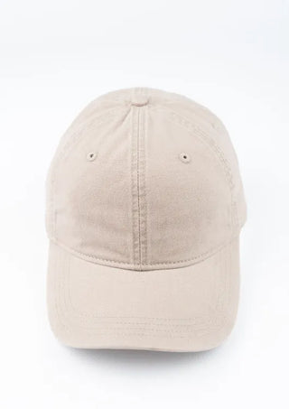 Cap Hudson I 6-panel cap in twill fabric with acid wash 100% cotton