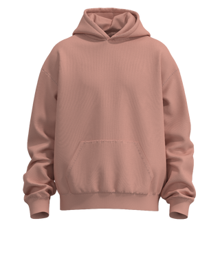 Hudson I Hoodie oversized washed effect french terry 350 gr
