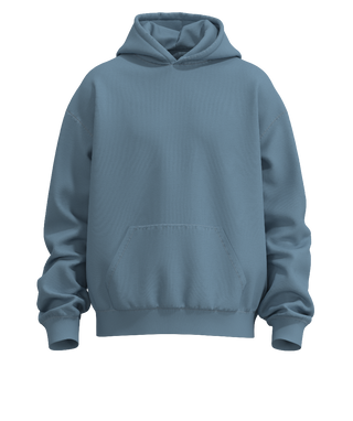 Hudson I Hoodie oversized washed effect french terry 350 gr