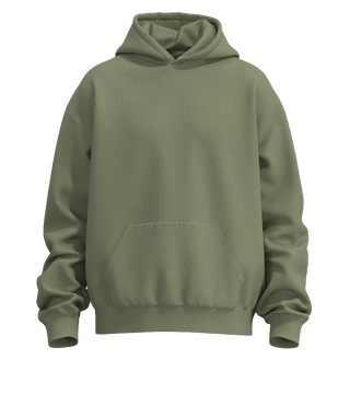 Hudson I Hoodie oversized washed effect french terry 350 gr
