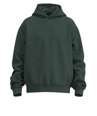 Hudson I Hoodie oversized washed effect french terry 350 gr