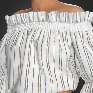 Off Shoulder Crop Top