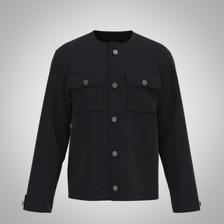 S2_basic Men button up jacket